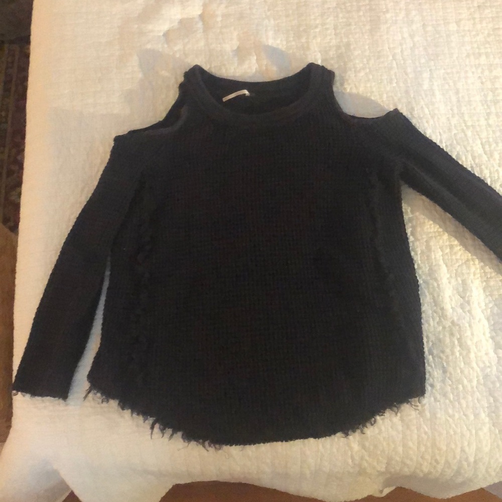 Free people open shoulder sweater